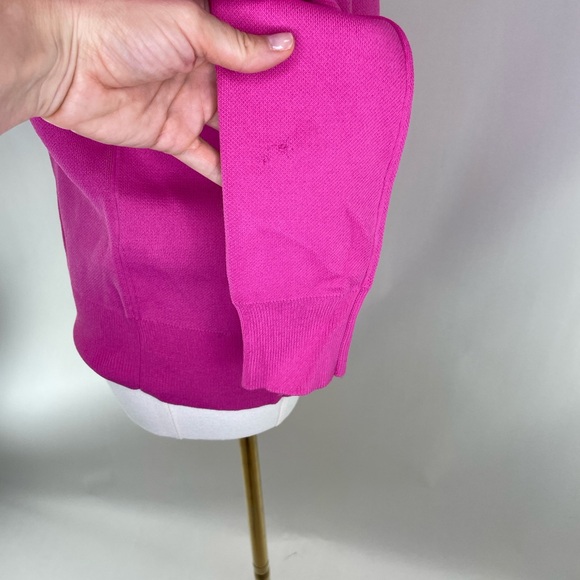 Saunders x RTR Pink Colorblock Sweater, S - Picture 12 of 14